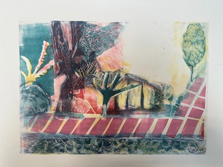 Garden, Monotype, 2024